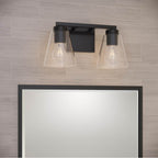 Millennium Lighting 64002-MB Matte Black Strayhan 13'' 2-light Vanity - Matte Black Image 4