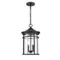 Millennium Lighting 91342-TBK Textured Black Outdoor Hanging Lantern Image 1