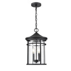 Millennium Lighting 91342-TBK Textured Black Outdoor Hanging Lantern Image 1