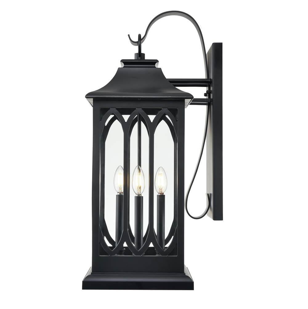 Millennium Lighting 88103-PBK Powder Coated Black Outdoor Wall Sconce Image 4