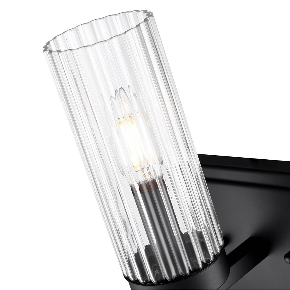Millennium Lighting 46001-MB Matte Black Iversen 5'' Wide 1-light Vanity - Matte Black Image 4