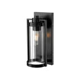Millennium Lighting 192001-PBK Powder Coated Black Braselton 14'' High 1-light Outdoor Wall Sconce - Powder Coated Black Image 1