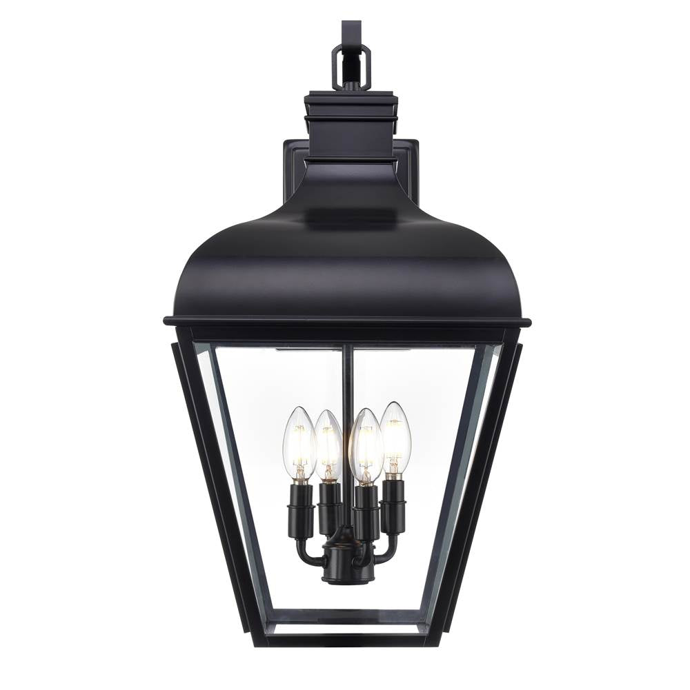 Millennium Lighting Edenton 24.5'' High 4-light Outdoor Wall Sconce - Matte Black