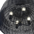 Millennium Lighting 9027-MB Matte Black Elise 24.25'' Wide 4-light Pendant - Matte Black Image 7