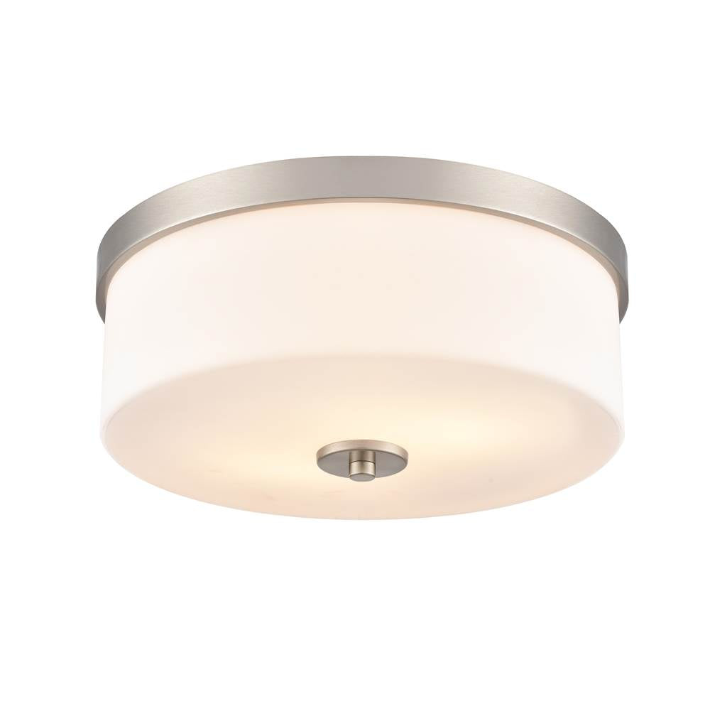 Millennium Lighting 214102-BN Brushed Nickel Laphia 13.25'' Wide 2-light Flushmount - Brushed Nickel Image 1