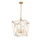 Millennium Lighting 4002-PMG Painted Modern Gold Pendant Light Image 3