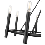 Millennium Lighting 25608-MB Matte Black Skyva 30'' Wide 8-light Chandelier - Matte Black Image 5