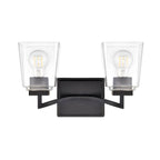 Millennium Lighting 24002-MB Matte Black Avenna 14.5'' Wide 2-light Vanity - Matte Black Image 6