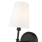 Millennium Lighting 16201-MB Matte Black Adorra 15'' High 1-light Wall Sconce - Matte Black Image 4