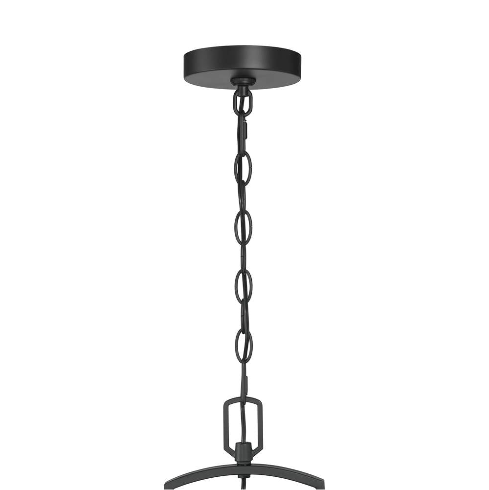 Millennium Lighting 66102-PBK Powder Coated Black Kendrix 7.5'' Wide 2-light Outdoor Hanging Lantern Image 3