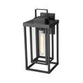 Millennium Lighting 901001-PBK Powder Coated Black Mcdonough 18'' High 1-light Outdoor Wall Lantern - Powder Coated Black Image 1