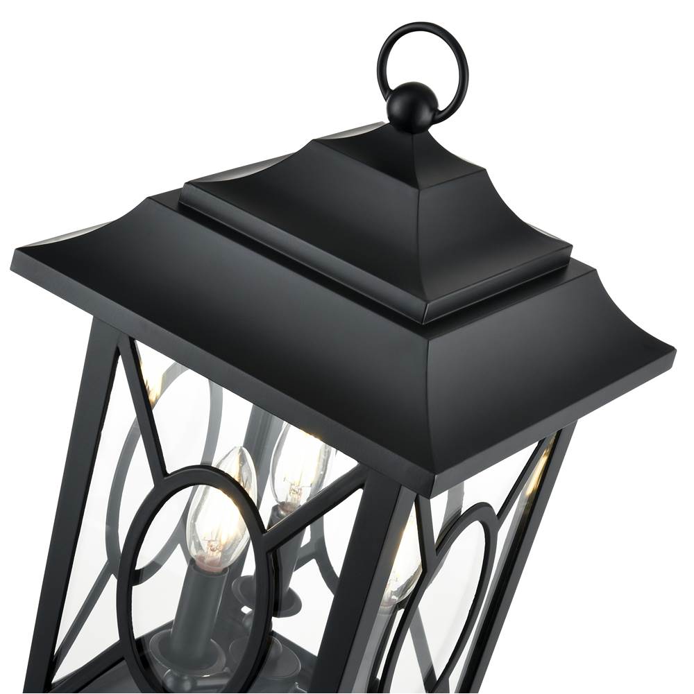 Millennium Lighting 85105-PBK Powder Coated Black Outdoor Post Lantern Image 2