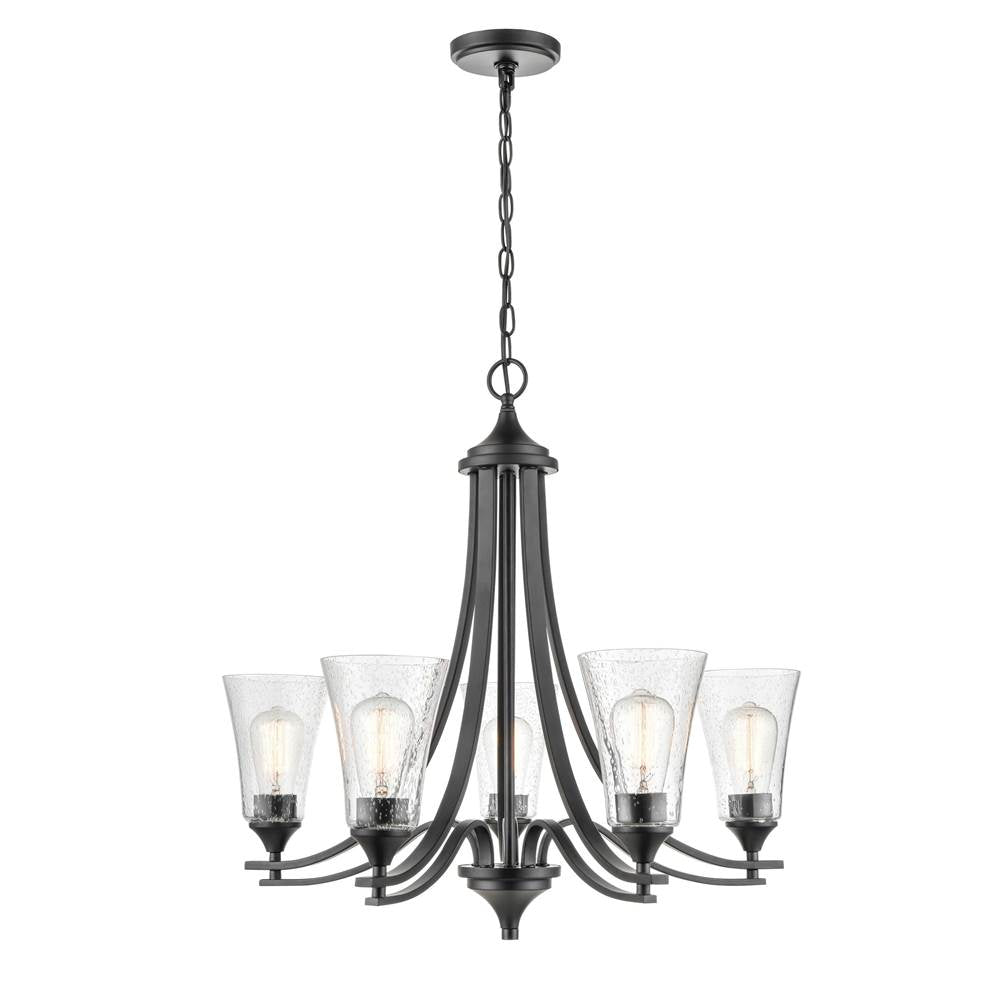 Millennium Lighting 1465-MB Matte Black Chandelier Ceiling Light Image 2