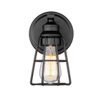 Millennium Lighting 3381-MB Matte Black Wall Sconce Image 1