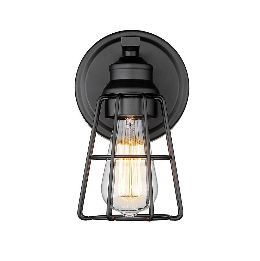 Millennium Lighting 3381-MB Matte Black Wall Sconce Image 1