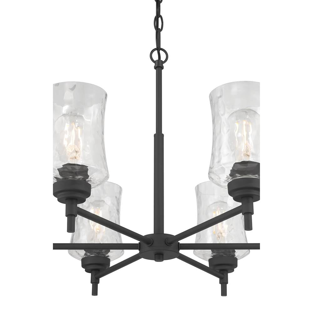 Millennium Lighting 909106-MB Matte Black Clarvyn 25.5'' Wide 6-light Chandelier Image 7