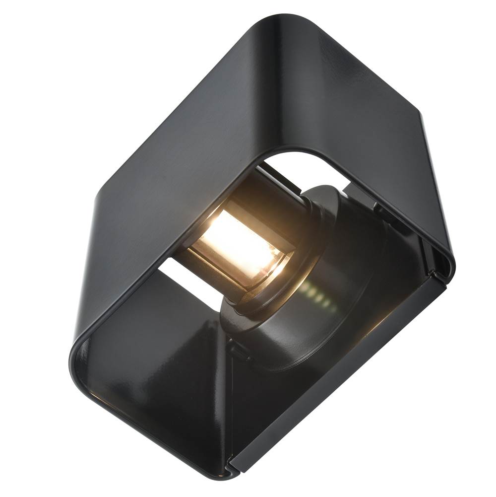 Millennium Lighting LED43002-PBK Powder Coated Black 4.75'' High Led Outdoor Wall Sconce - Powder Coated Black Image 4