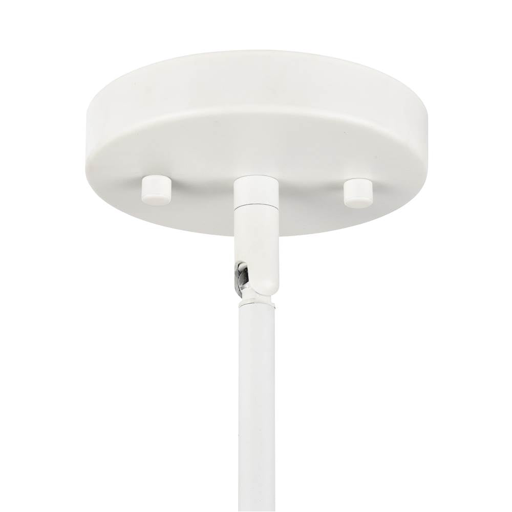 Millennium Lighting 9027-WH Textured White Elise 24.25'' Wide 4-light Pendant - Matte White Image 4
