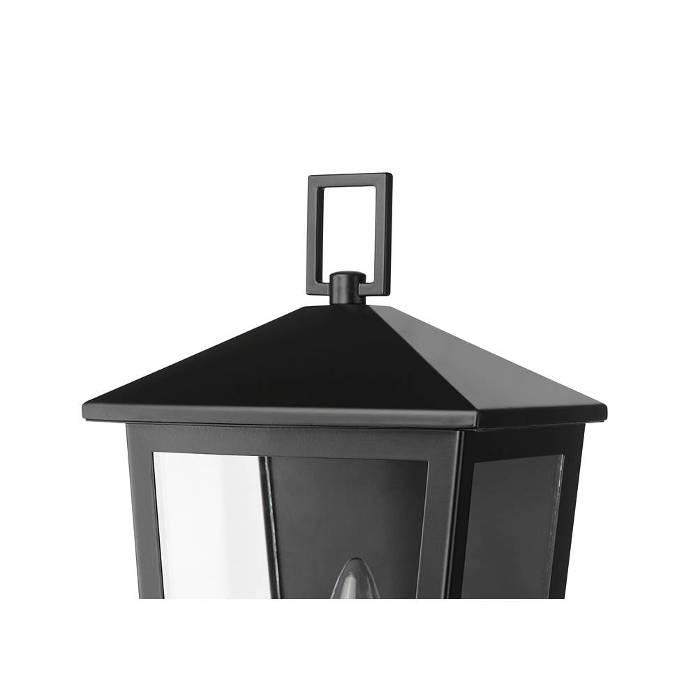 Millennium Lighting 198101-PBK Powder Coated Black Munger 14'' High 1-light Outdoor Wall Sconce - Powder Coated Black Image 5