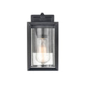 Millennium Lighting 4541-PBK Powder Coat Black Outdoor Wall Sconce Image 1