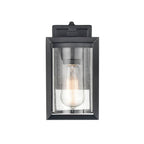 Millennium Lighting 4541-PBK Powder Coat Black Outdoor Wall Sconce Image 1