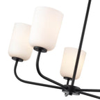 Millennium Lighting 214005-MB Matte Black Laphia 27'' Wide 5-light Chandelier - Matte Black Image 4