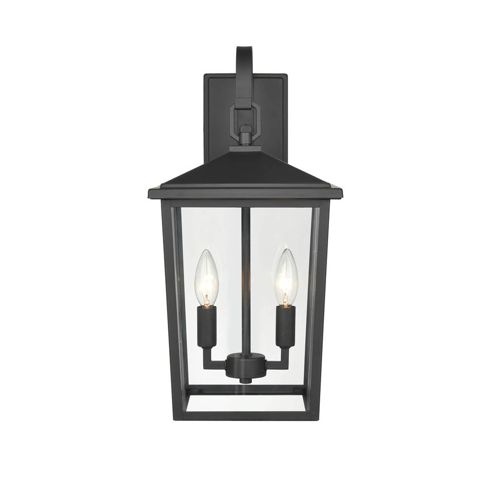 Millennium Lighting 2972-PBK Powder Coat Black Outdoor Hanging Lantern Image 1