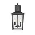 Millennium Lighting 2972-PBK Powder Coat Black Outdoor Hanging Lantern Image 1