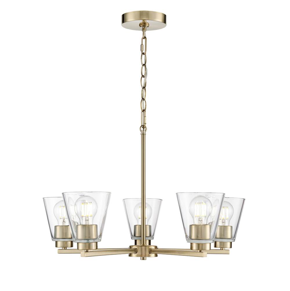 Millennium Lighting Strayhan 24'' 5-light Chandelier - Brushed Nickel