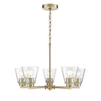 Millennium Lighting Strayhan 24'' 5-light Chandelier - Brushed Nickel