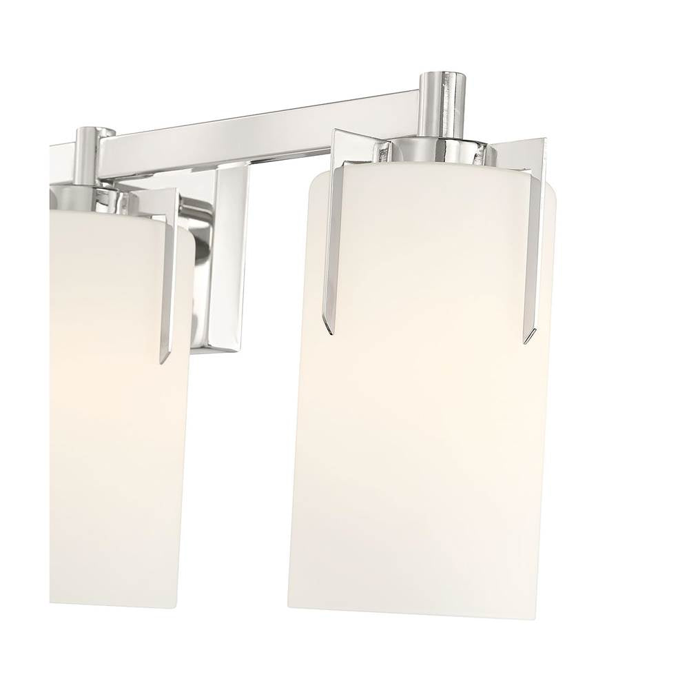 Millennium Lighting 65004-PN Polished Nickel Froselle 30.5'' Wide 4-light Vanity Image 5