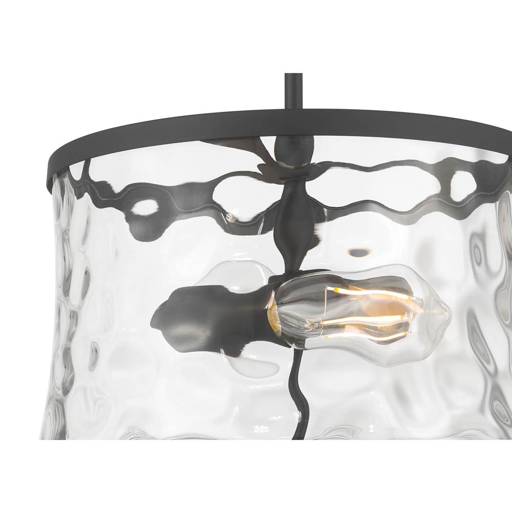 Millennium Lighting 909201-MB Matte Black Clarvyn 12'' Wide 2-light Semi-flush Mount Image 6