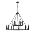 Millennium Lighting 46718-MB Matte Black Chandelier Ceiling Light Image 1