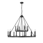 Millennium Lighting 46718-MB Matte Black Chandelier Ceiling Light Image 1
