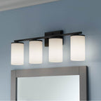 Millennium Lighting 2704WG-MB Matte Black Verlana 27.75'' 4-light Vanity - Matte Black Image 3