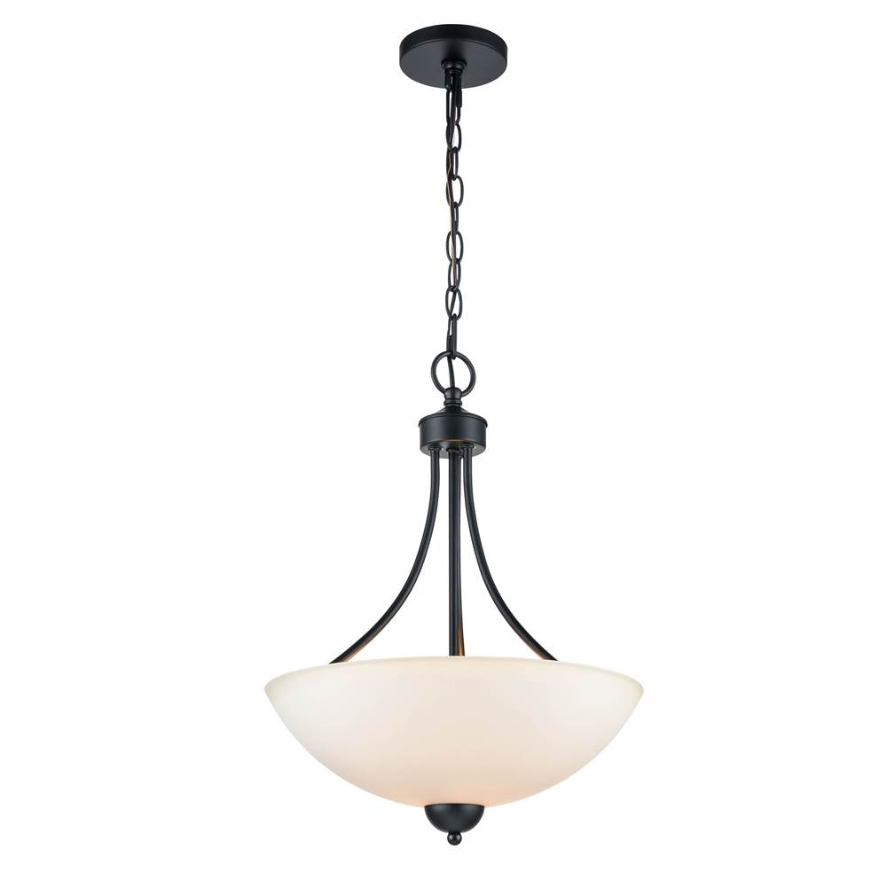 Millennium Lighting 9802-MB Matte Black 2 Light Pendant Image 1