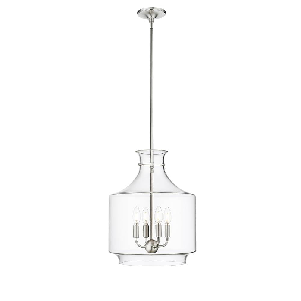Millennium Lighting 22804-BN Brushed Nickel Pendant Light Image 1