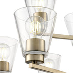 Millennium Lighting 64109-MG Modern Gold Strayhan 28.5'' 9-light Chandelier - Modern Gold Image 5