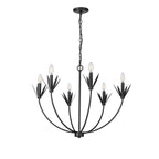 Millennium Lighting 12706-MB Matte Black Chandelier Ceiling Light Image 5