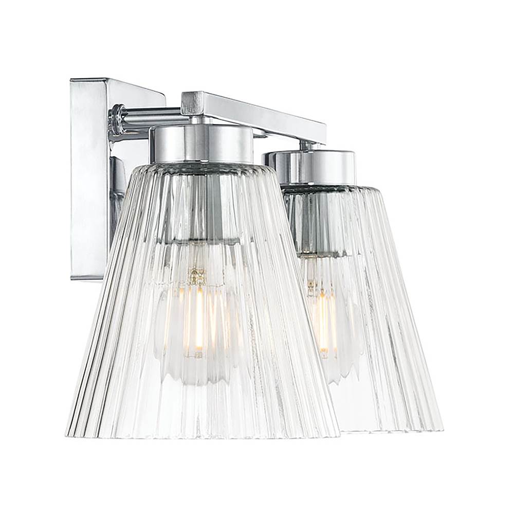 Millennium Lighting 63002-CH Chrome Riville 13.75'' Wide 2-light Vanity Image 7
