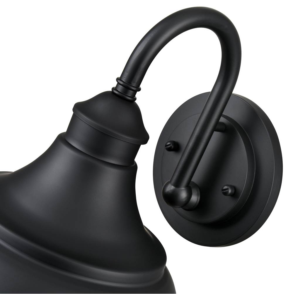Millennium Lighting 87101-PBK Powder Coated Black Outdoor Wall Sconce Image 3