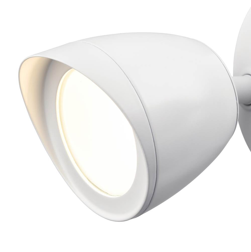 Millennium Lighting M-18002-MW Matte White 10.5'' High 2-light Led Outdoor Security Flood Light - Powder Coated Matte White Image 4