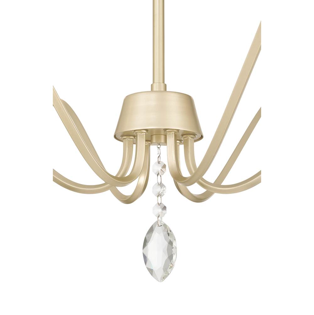 Millennium Lighting 205106-AGSI  Aureline 28'' Wide 6-light Chandelier Image 6