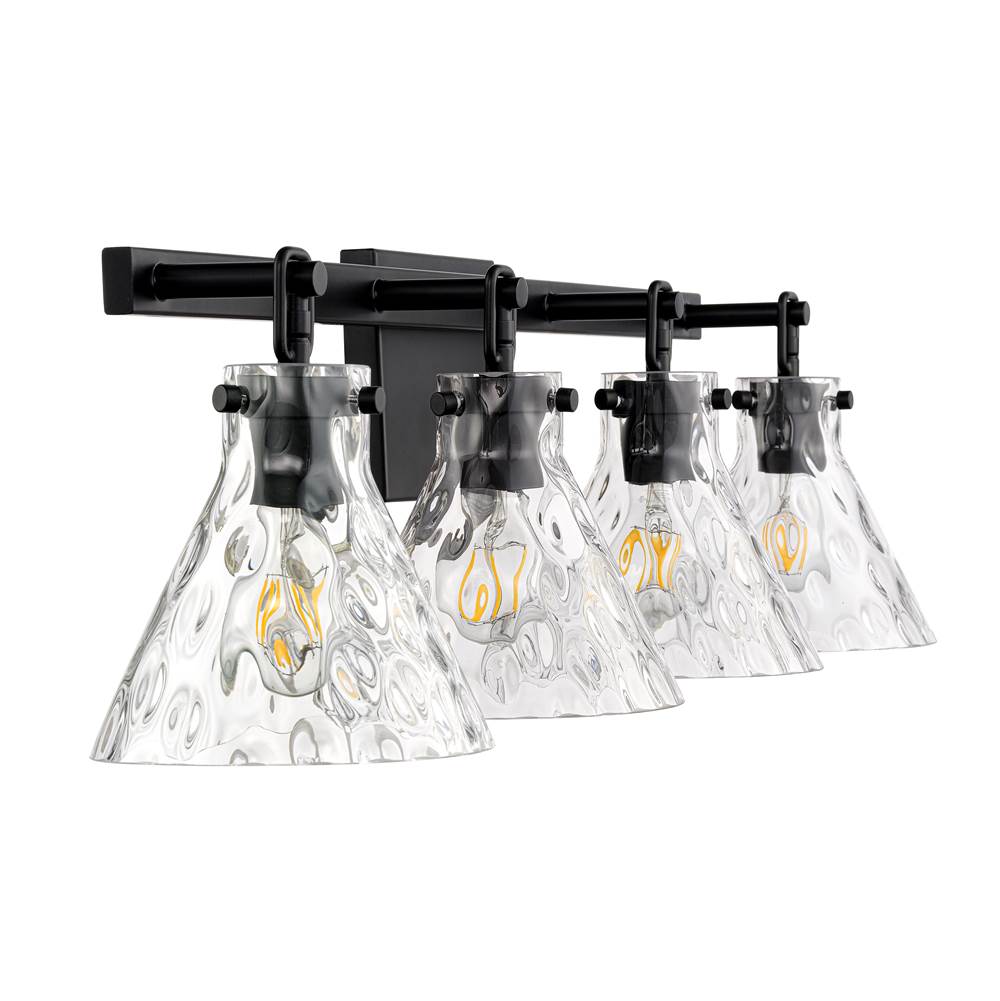 Millennium Lighting 20004-MB Matte Black Barlon 34.75'' 4-light Vanity - Matte Black Image 7