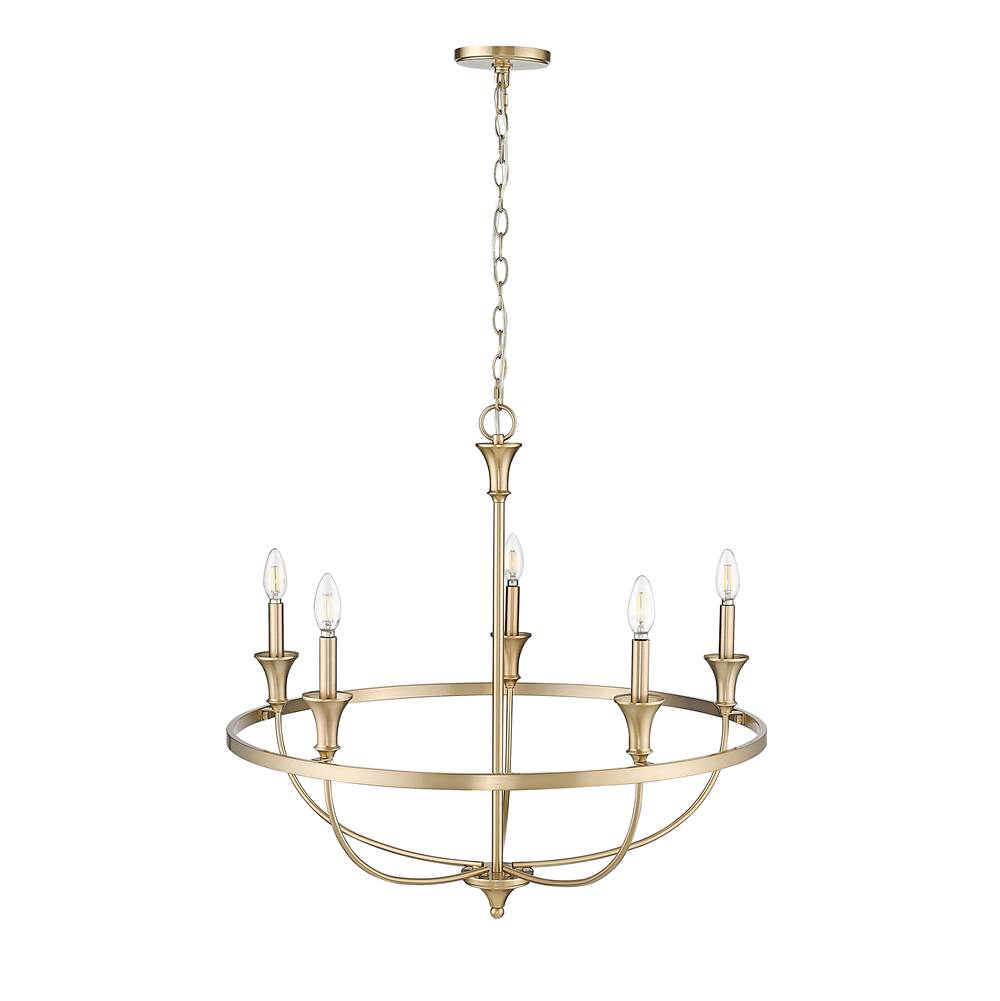 Millennium Lighting 28005-MG Modern Gold Chandelier Ceiling Light Image 3
