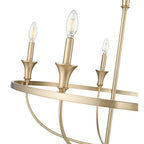 Millennium Lighting 28005-MG Modern Gold Chandelier Ceiling Light Image 2