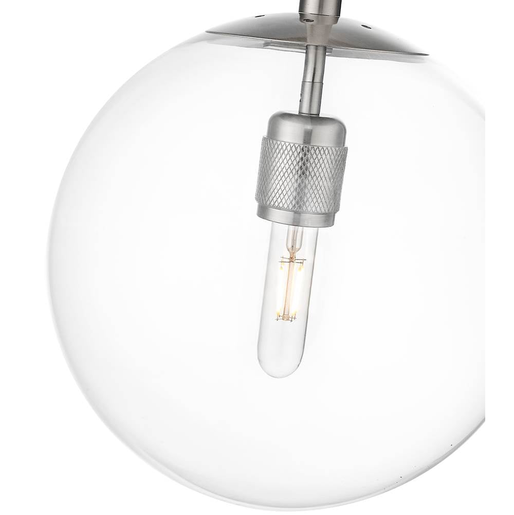 Millennium Lighting 25401-BN Brushed Nickel Kairo 12'' Wide 1-light Pendant - Brushed Nickel Image 5