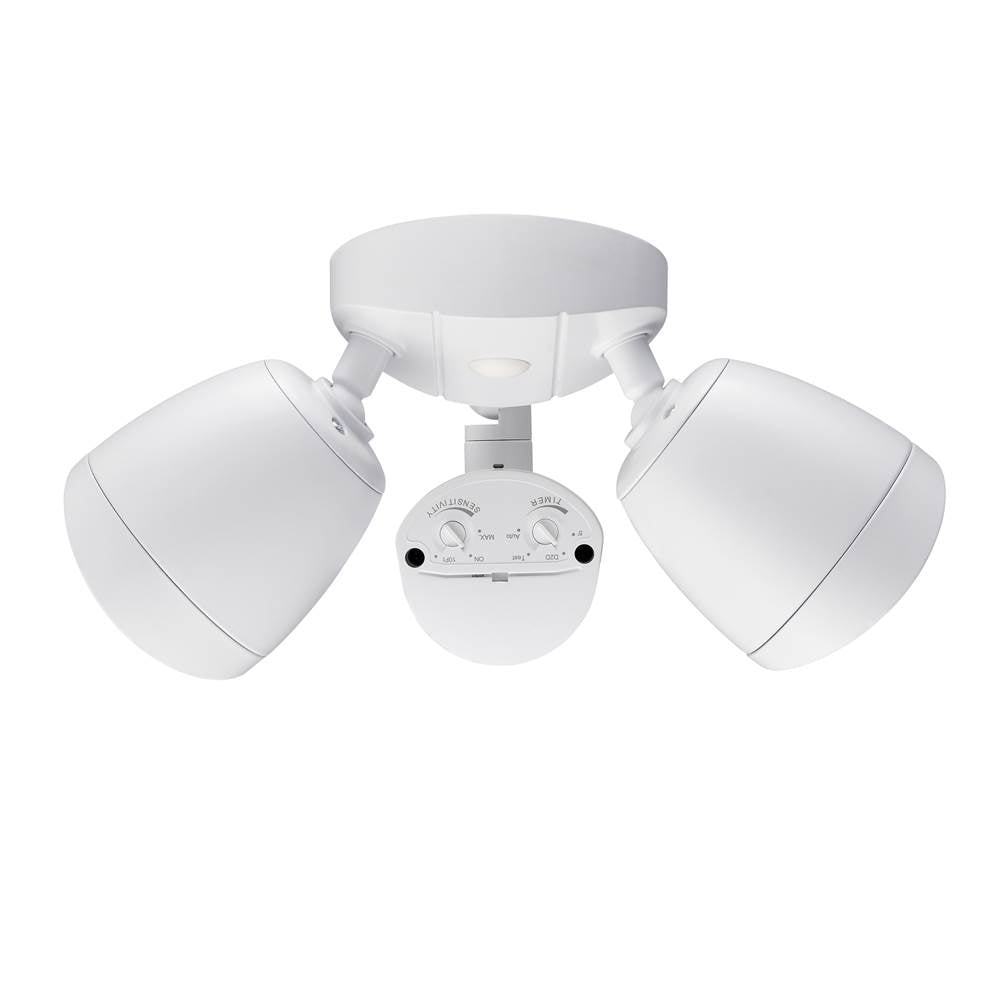 Millennium Lighting M-18002-MW Matte White 10.5'' High 2-light Led Outdoor Security Flood Light - Powder Coated Matte White Image 1
