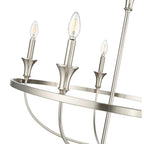 Millennium Lighting 28005-BN Brushed Nickel Chandelier Ceiling Light Image 3