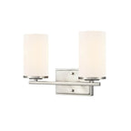 Millennium Lighting 2702WG-BN Brushed Nickel Verlana 14'' 2-light Vanity - Brushed Nickel Image 1